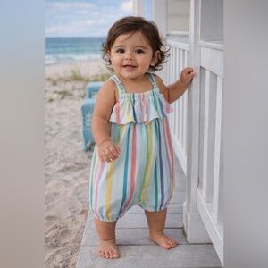 BABY GAP Rainbow Bubble Romper